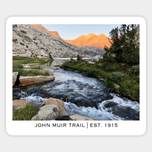 THE JOHN MUIR TRAIL Sticker